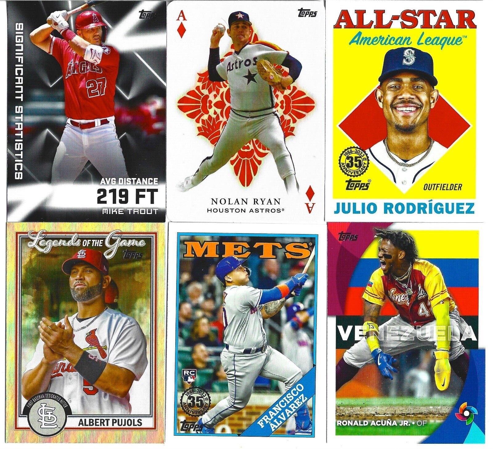 2023 TOPPS SERIES 2 INSERT SP U PICK COMPLETE SET 1988 WBC LEGENDS GAME TROUT ++