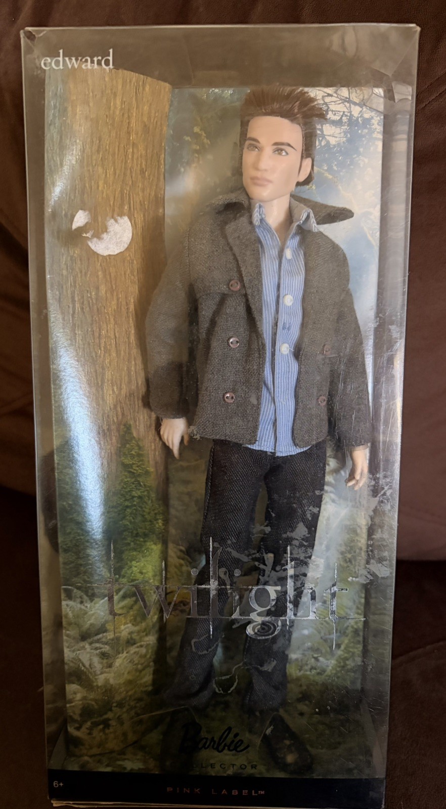 Barbie Collector Pink Label Edward Doll Figure In Box The Twilight Saga Barbie Collector Pink Label Edward Doll Figure In Box The Twilight Saga