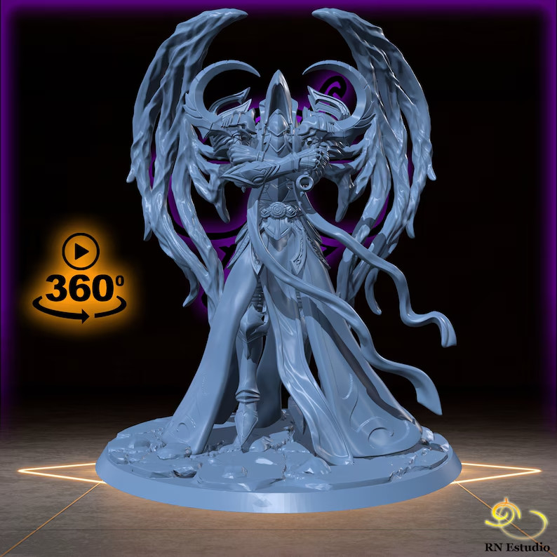 Malthael – Reaping Angel | Diablo III | UNPAINTED | 1/10 Scale Resin Kit