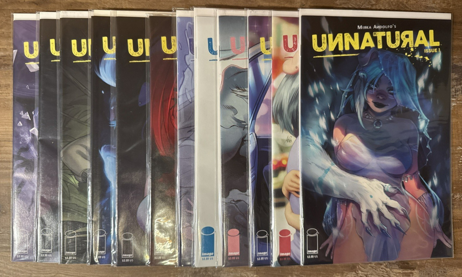 Unnatural #1-12 Complete Comic Series, Image, Mirka Andolfo, 2018 Full Run Unnatural #1-12 Complete Comic Series, Image, Mirka Andolfo, 2018 Full Run