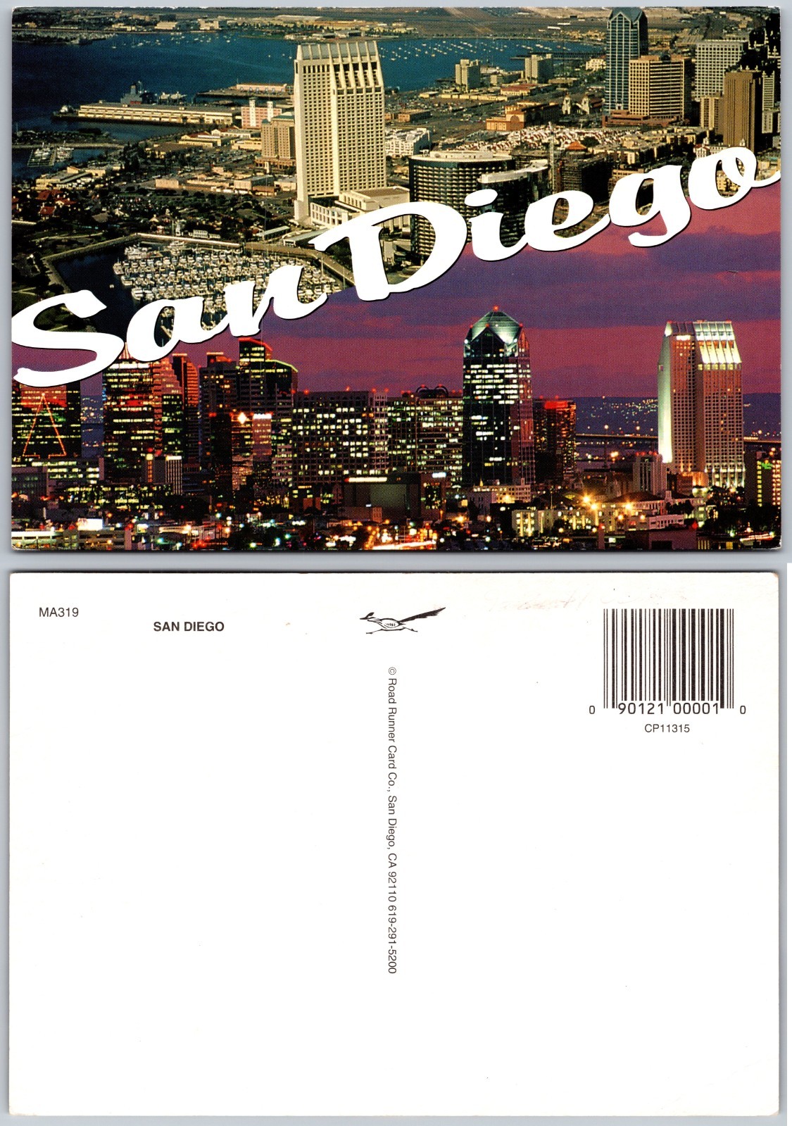 Continental San Diego California Postcard