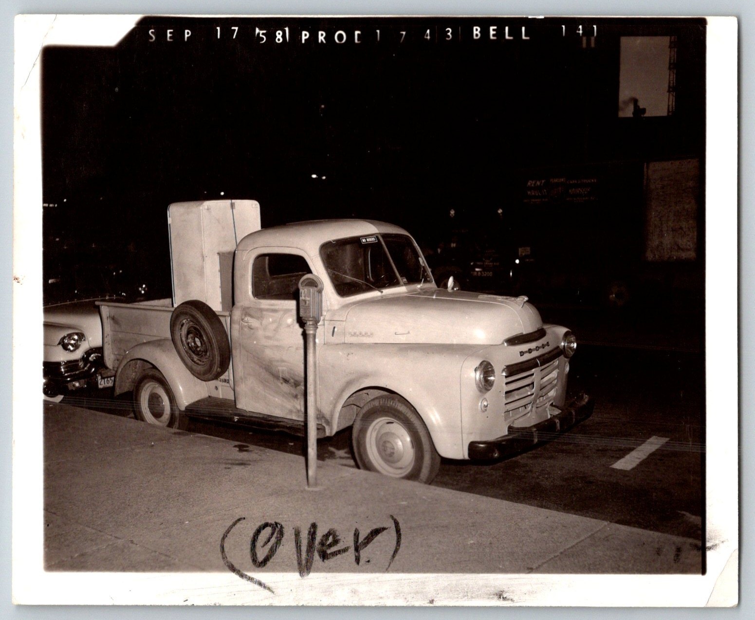1949 Dodge Pickup Truck Vintage Studio Production Photo 1958 Stamp 4x5 1949 Dodge Pickup Truck Vintage Studio Production Photo 1958 Stamp 4x5