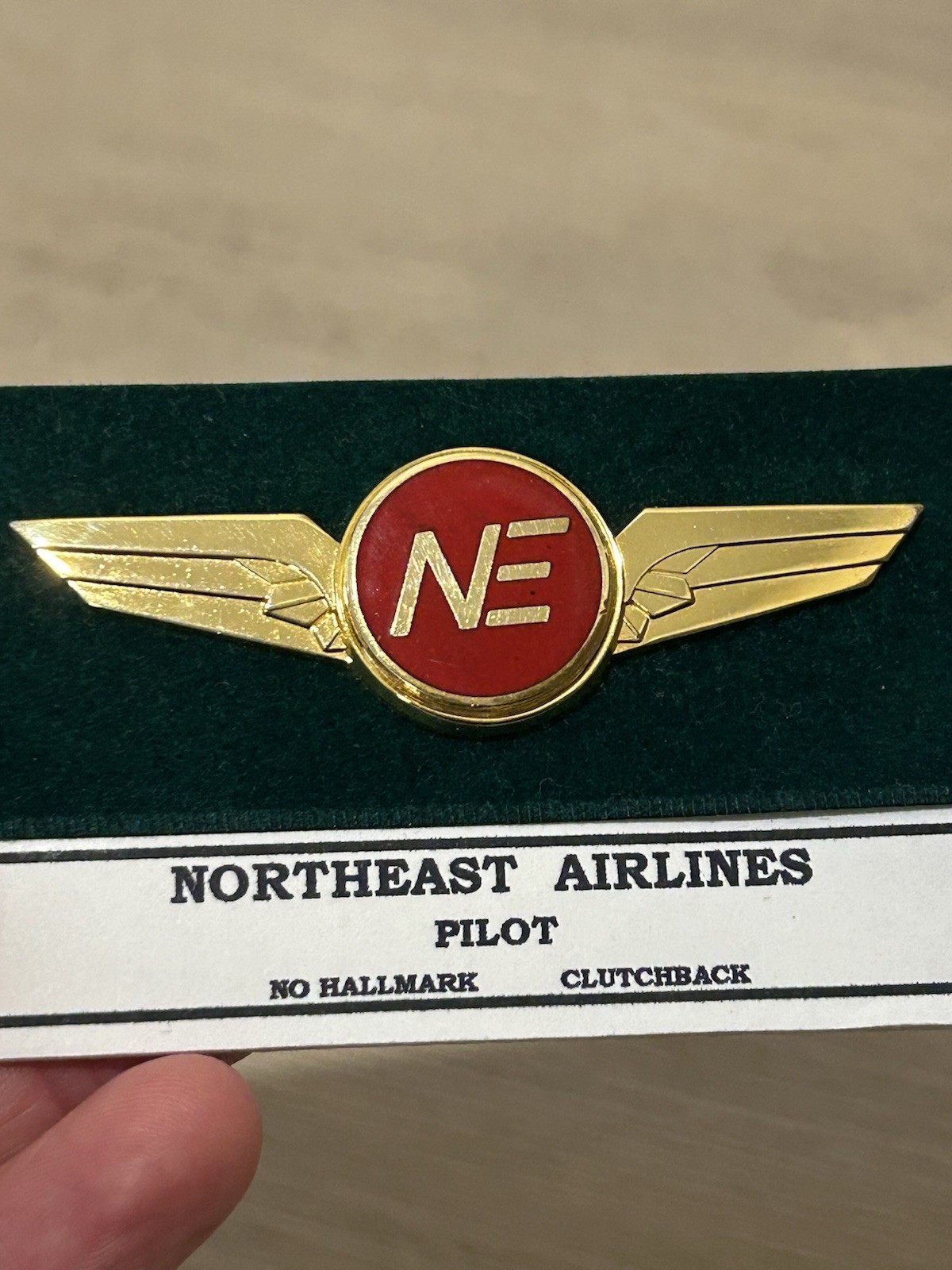Rare Vintage Northeast Express Airlines Pilot Wings Badge Mid Century Jet Age Rare Vintage Northeast Express Airlines Pilot Wings Badge Mid Century Jet Age