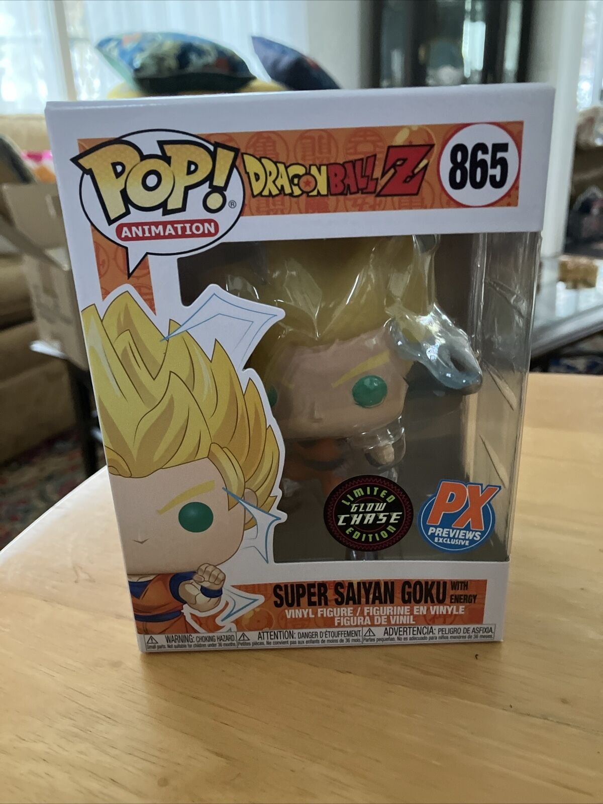 Super Saiyan Goku With Energy Limited Edition Glow Chase Funko Pop Animation 865