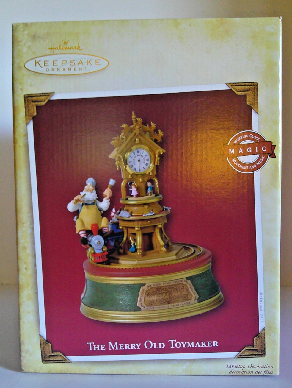 HALLMARK Keepsake - THE MERRY OLD TOYMAKER - Tabletop Movement & Music - 2005 HALLMARK Keepsake - THE MERRY OLD TOYMAKER - Tabletop Movement & Music - 2005