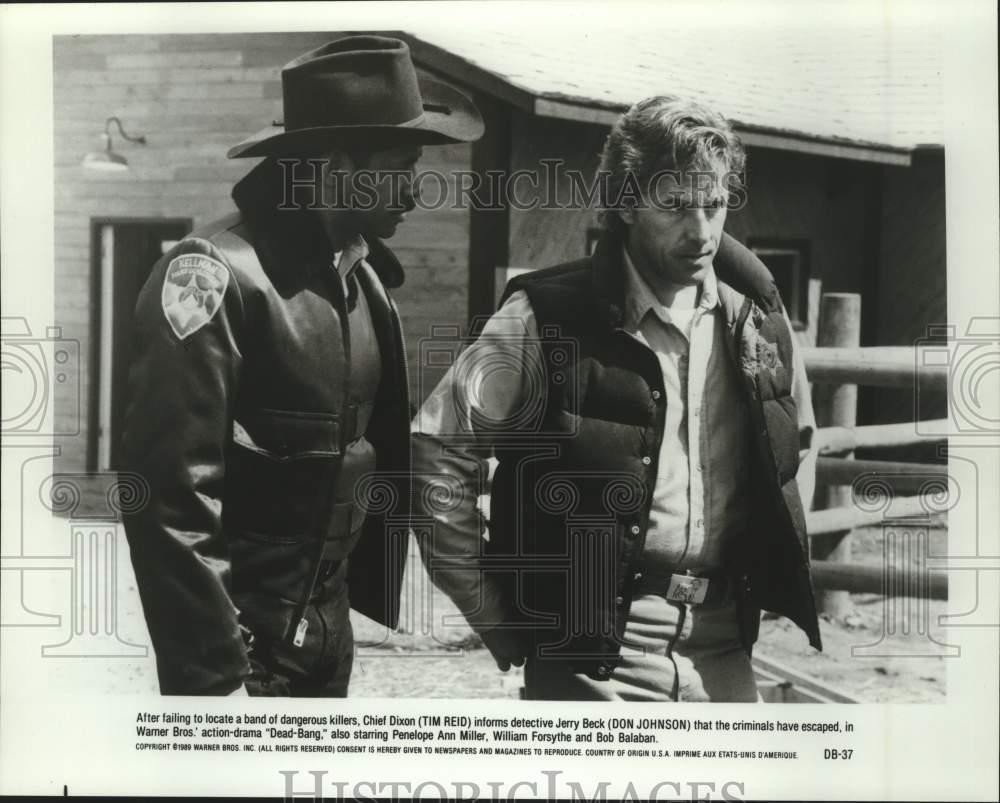 1989 Press Photo Tim Reid And Don Johnson Co Star In 1989 Press Photo Tim Reid And Don Johnson Co Star In
