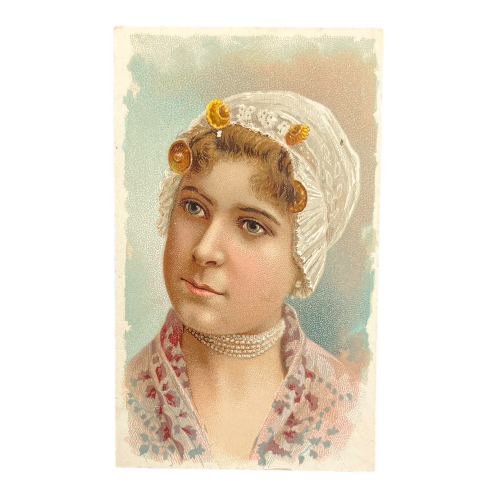Antique N129 Stars of The Stage Duke's Honest Long Cut Tobacco Card Early Old Antique N129 Stars of The Stage Duke's Honest Long Cut Tobacco Card Early Old