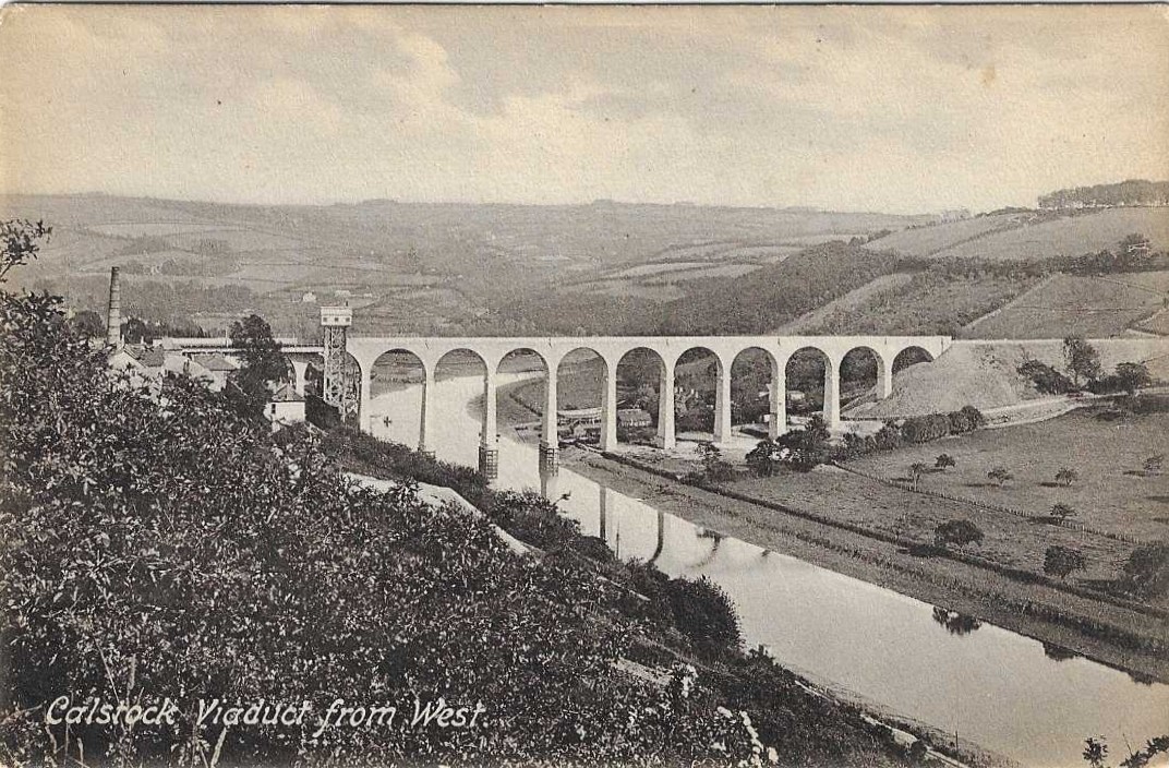 c1907 New RR Railway Viaduct Calstock A Pengelly Gunnislake GWR Cornwall Old PC c1907 New RR Railway Viaduct Calstock A Pengelly Gunnislake GWR Cornwall Old PC