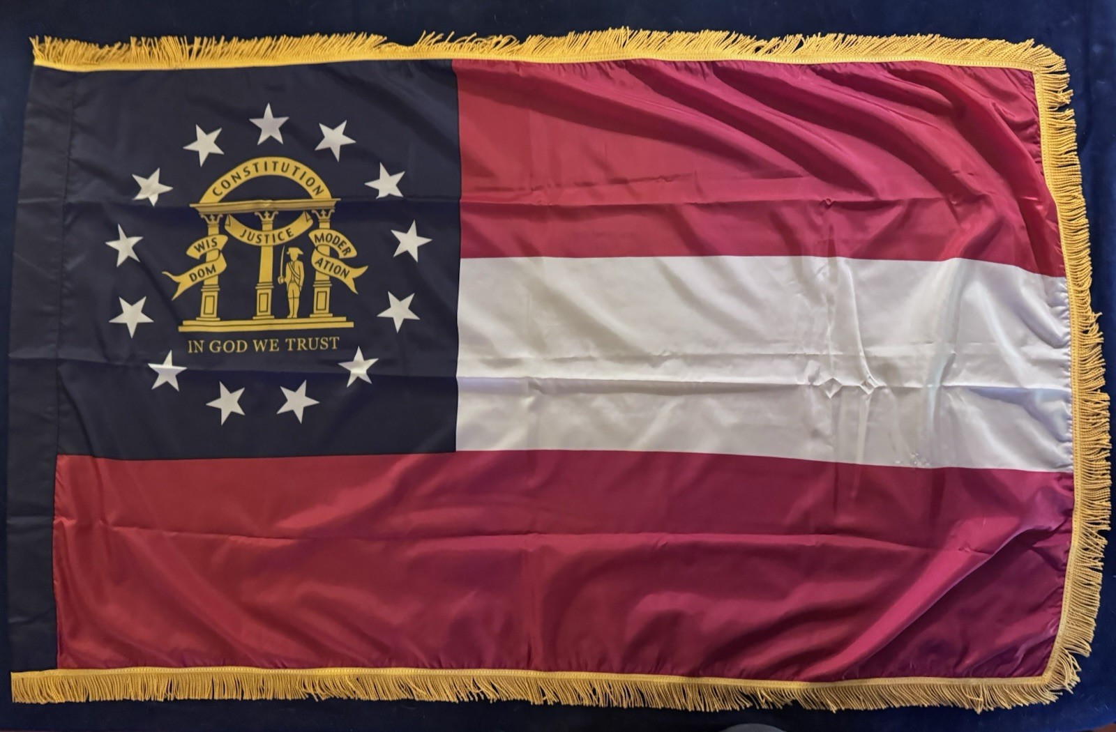 (OEF) 108 CAVALRY 48th IBCT Task Force (Rough Riders) GEORGIA STATE BATTLE FLAG