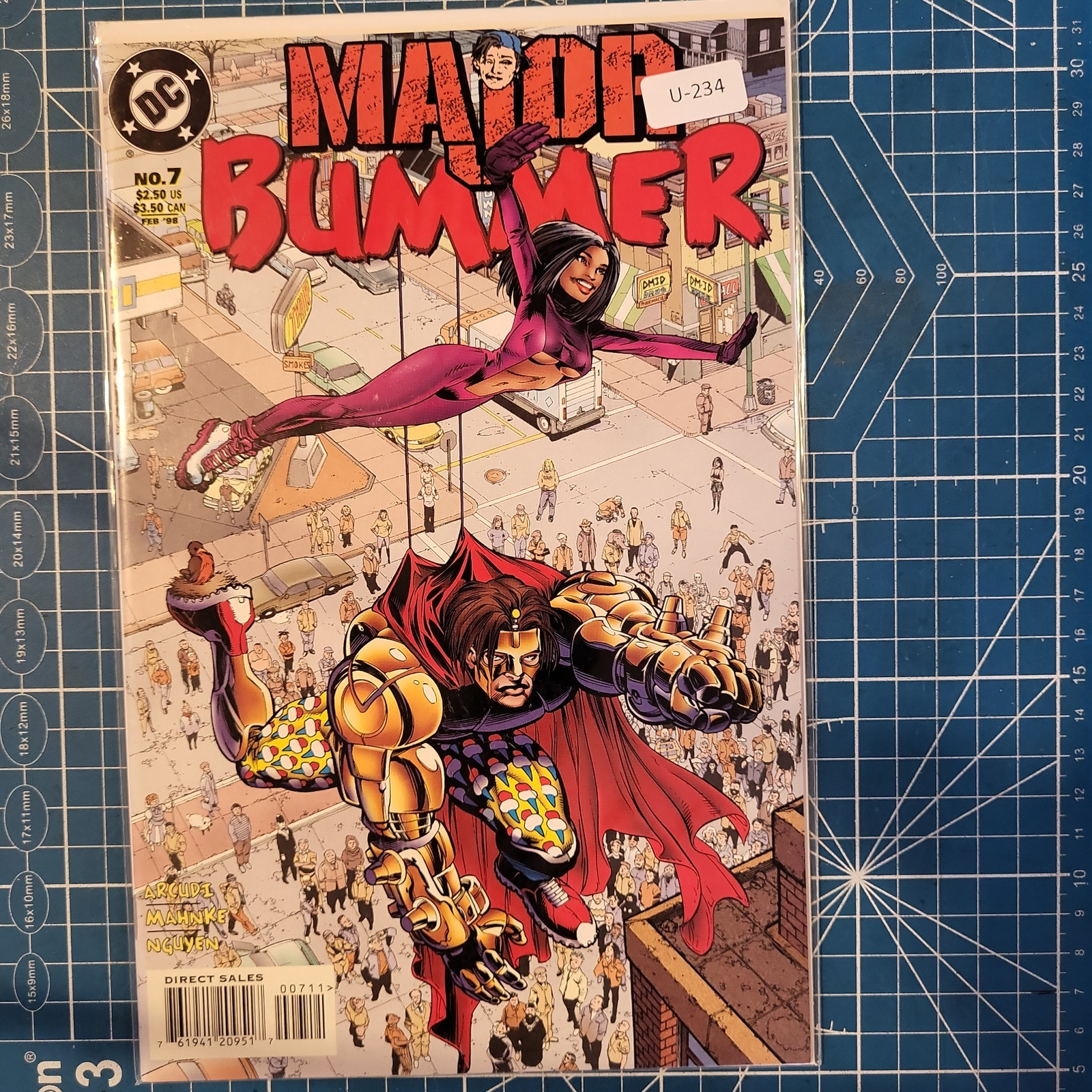 MAJOR BUMMER #7 9.0+ DC COMIC BOOK U-234