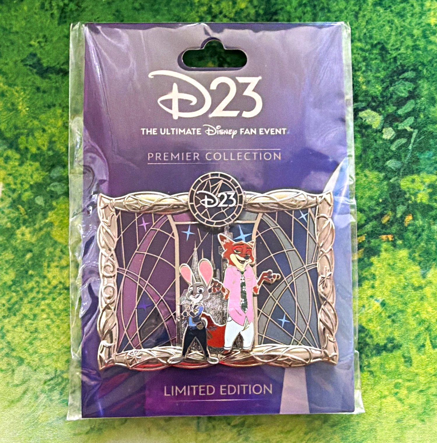 Disney D23 Expo Premier Collection Zootopia Nick Wilde & Judy Hopps LE Pin