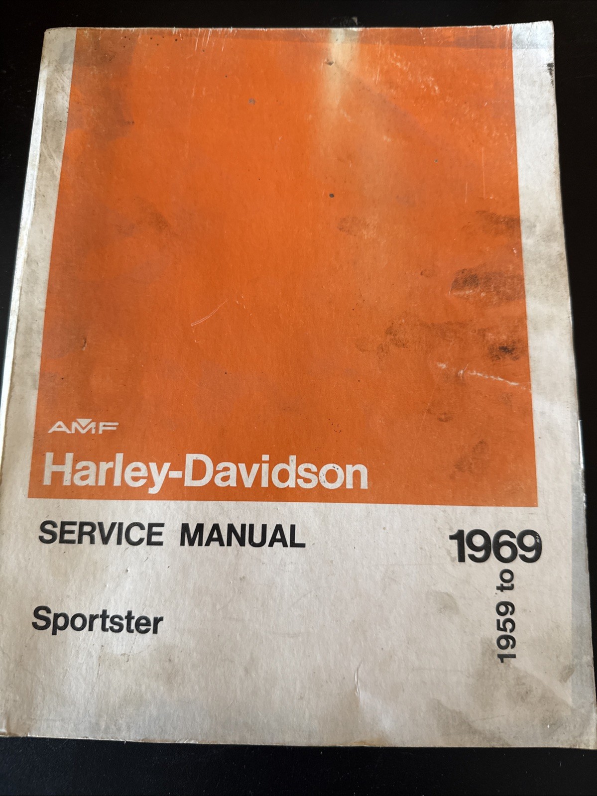 Vintage Harley Davidson 59-69 Sportster  Service Manual - Original