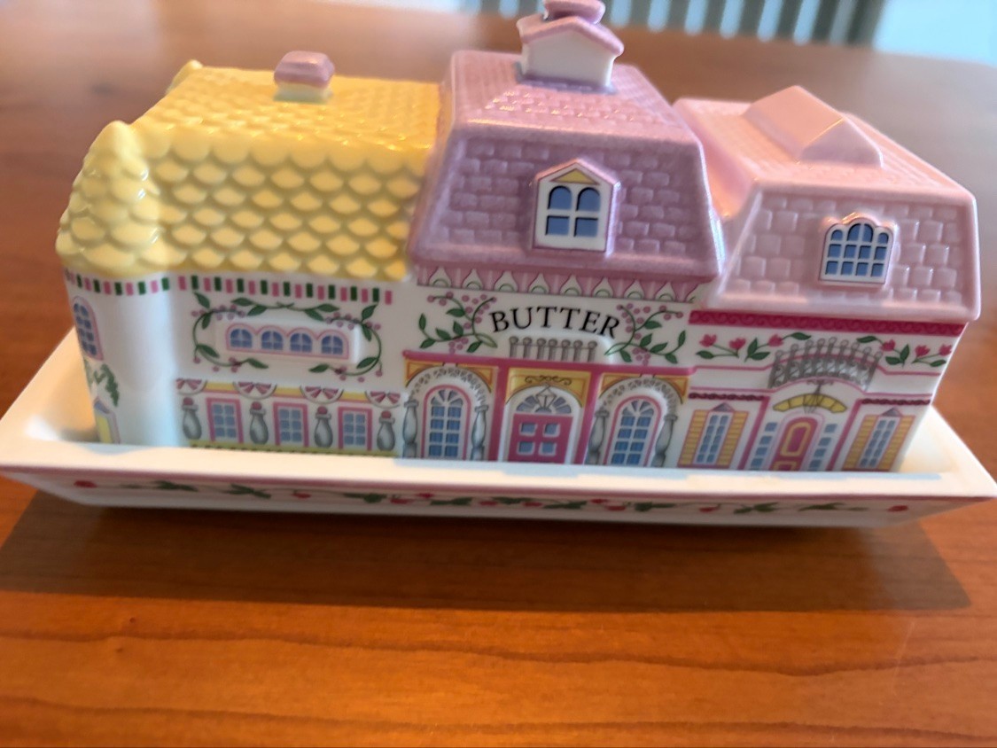 Lenox Spice Village Covered Butter Dish 2025 Reissue Porcelain No Box Lenox Spice Village Covered Butter Dish 2025 Reissue Porcelain No Box