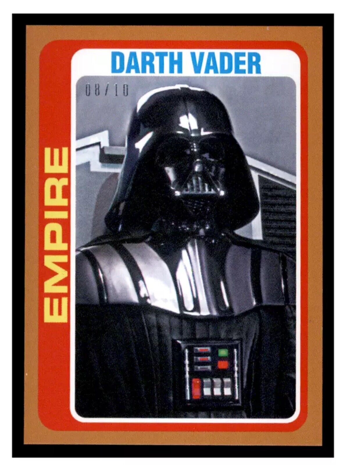 🔥#8/10 2023 Topps Star Wars Throwback Thursday #50 Darth Vader Card Gold