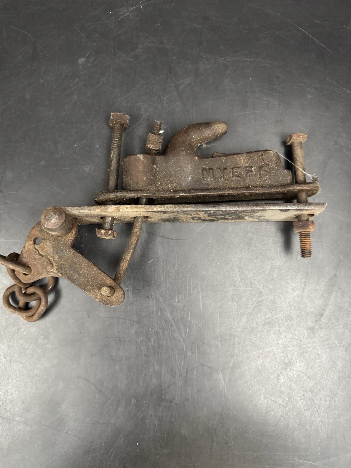 Vintage F. E. MYERS H-364 Cast Iron Hay Trolley Stop Ashland Ohio Assembly Vintage F. E. MYERS H-364 Cast Iron Hay Trolley Stop Ashland Ohio Assembly