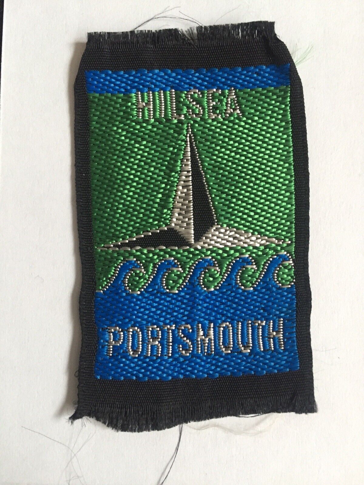 UK Scout Badge. Hilsea Portsmouth District ribbon 