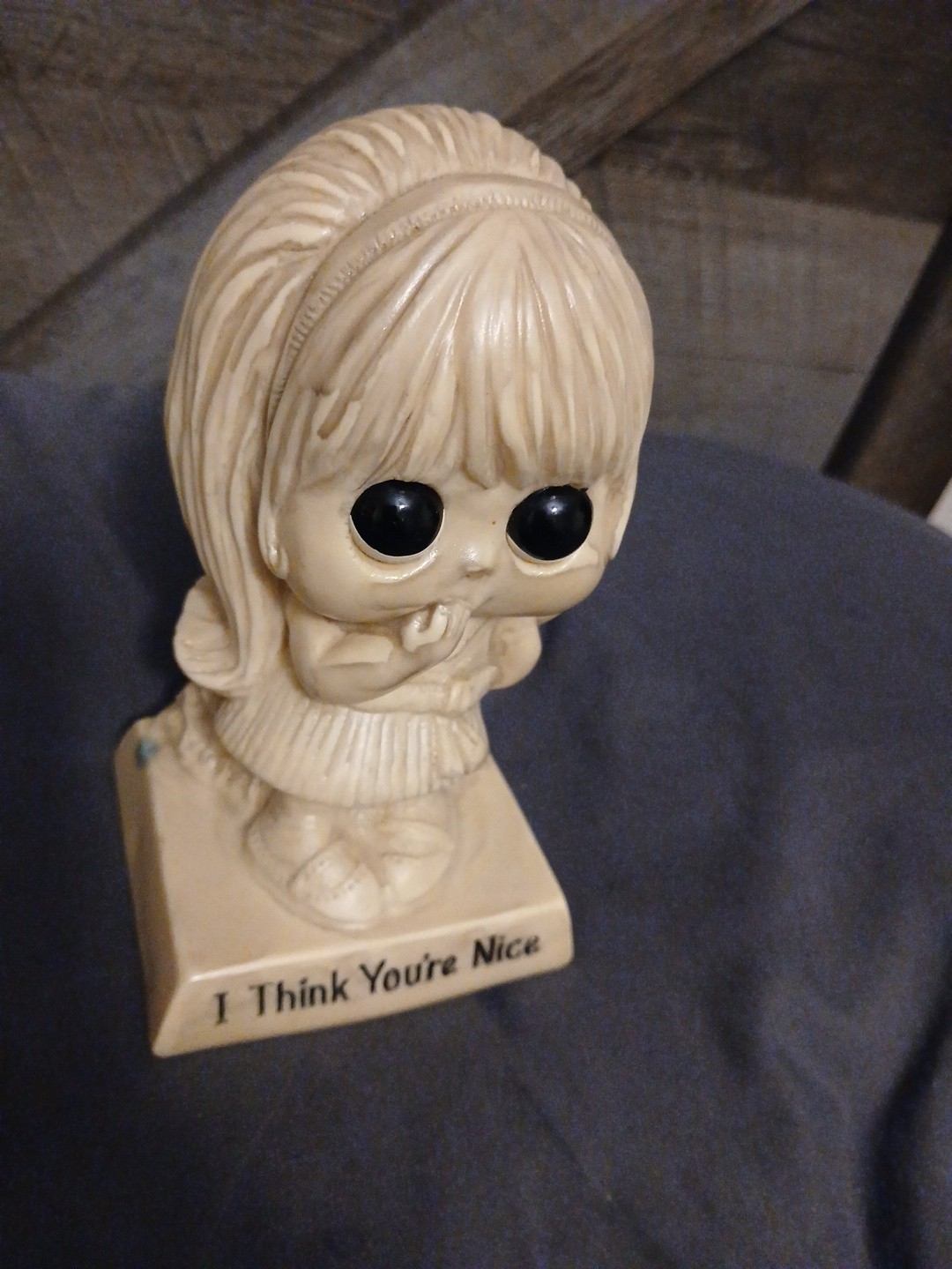 1970 Vintage R. & W. Berrie I Think You're Nice Statue 1970 Vintage R. & W. Berrie I Think You're Nice Statue