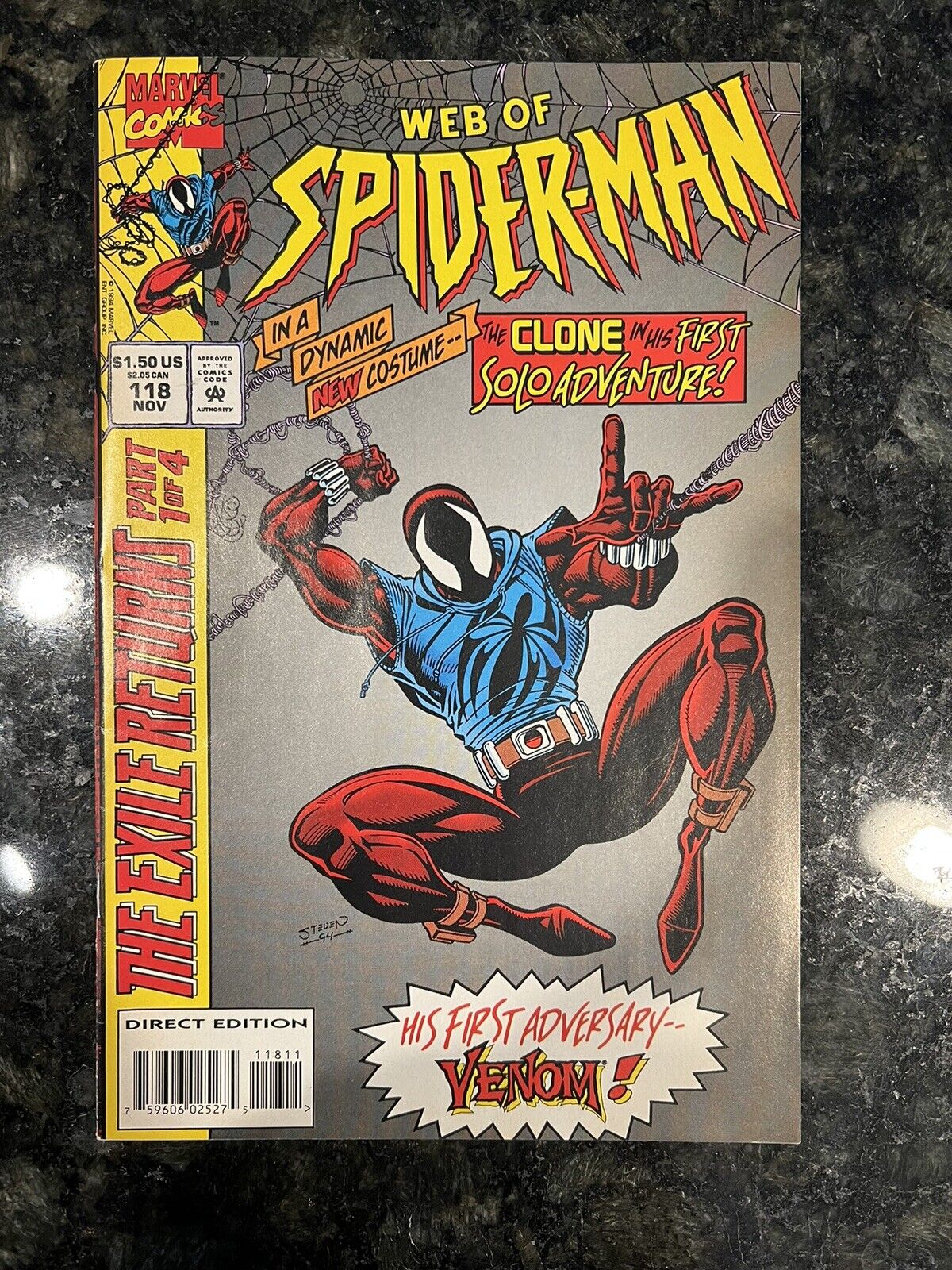 Web Of Spider-Man #118 (1994, Marvel) 1st App. of Ben Reilly as Scarlet Spider