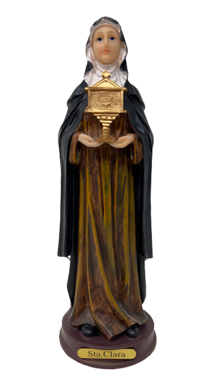Santa Clara | San Clara 12 Inch Brand New in box Resin Figurine Santa Clara | San Clara 12 Inch Brand New in box Resin Figurine