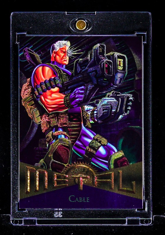 Cable RARE VINTAGE METAL FOIL FUTURE SOLDIER CARD X-Men Marvel Cable RARE VINTAGE METAL FOIL FUTURE SOLDIER CARD X-Men Marvel