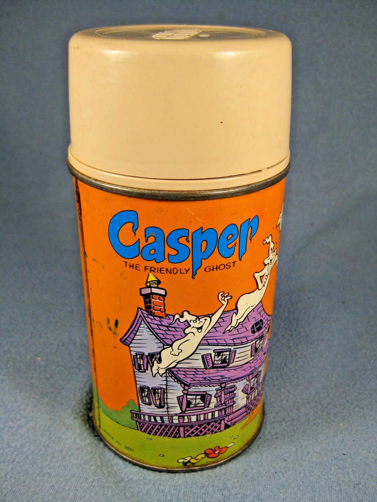 Nice Vintage Casper the Ghost Lunch box Thermos # 2821 Nice Vintage Casper the Ghost Lunch box Thermos # 2821