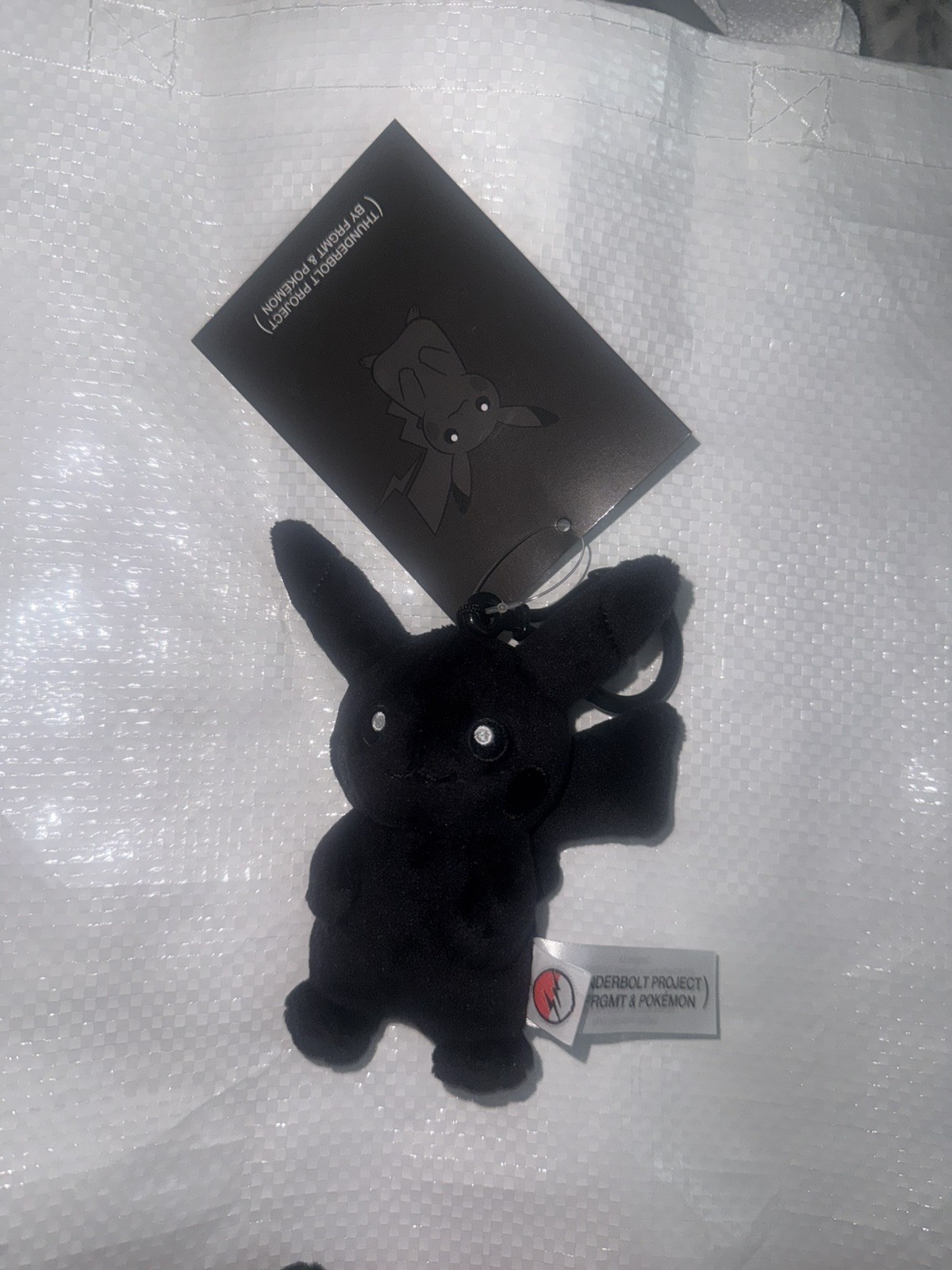 Fragment x Pokemon Pikachu Mascot Plush Key Chain Complexcon 2026 Exclusive Fragment x Pokemon Pikachu Mascot Plush Key Chain Complexcon 2026 Exclusive