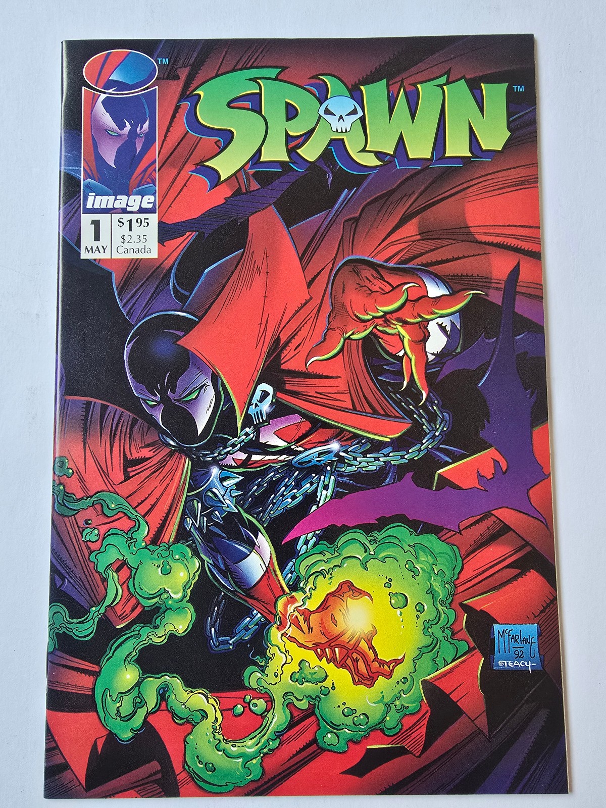 Spawn #1 1992 Origin & 1st appearance of Spawn First Print NM Spawn #1 1992 Origin & 1st appearance of Spawn First Print NM