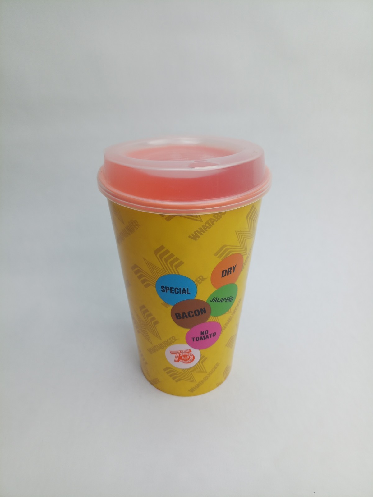 Whataburger 75th Anniversary Limited Edition Day Dot Collector's Cup With Lid Whataburger 75th Anniversary Limited Edition Day Dot Collector's Cup With Lid