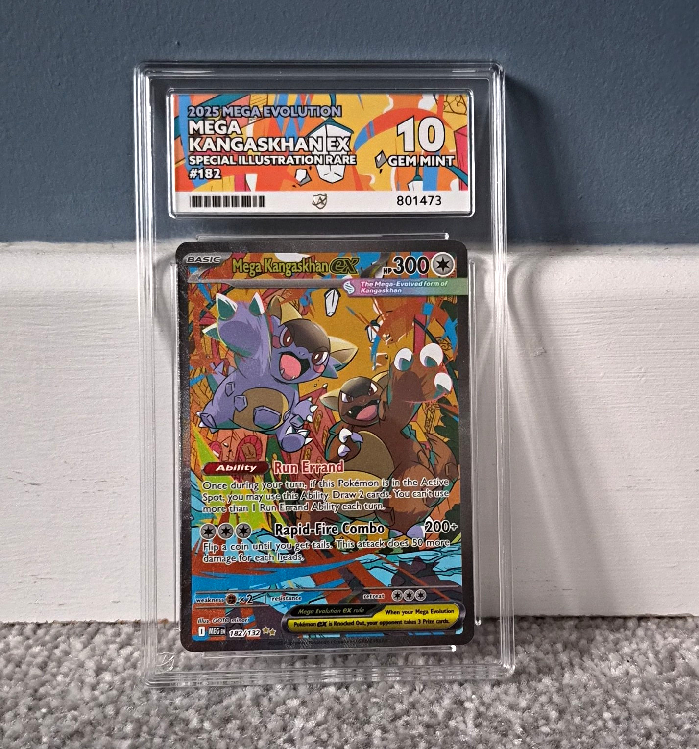 Pokémon TCG Mega Kangaskhan EX 182/132 2025 Mega Evolution SIR ACE 10 Pokémon TCG Mega Kangaskhan EX 182/132 2025 Mega Evolution SIR ACE 10