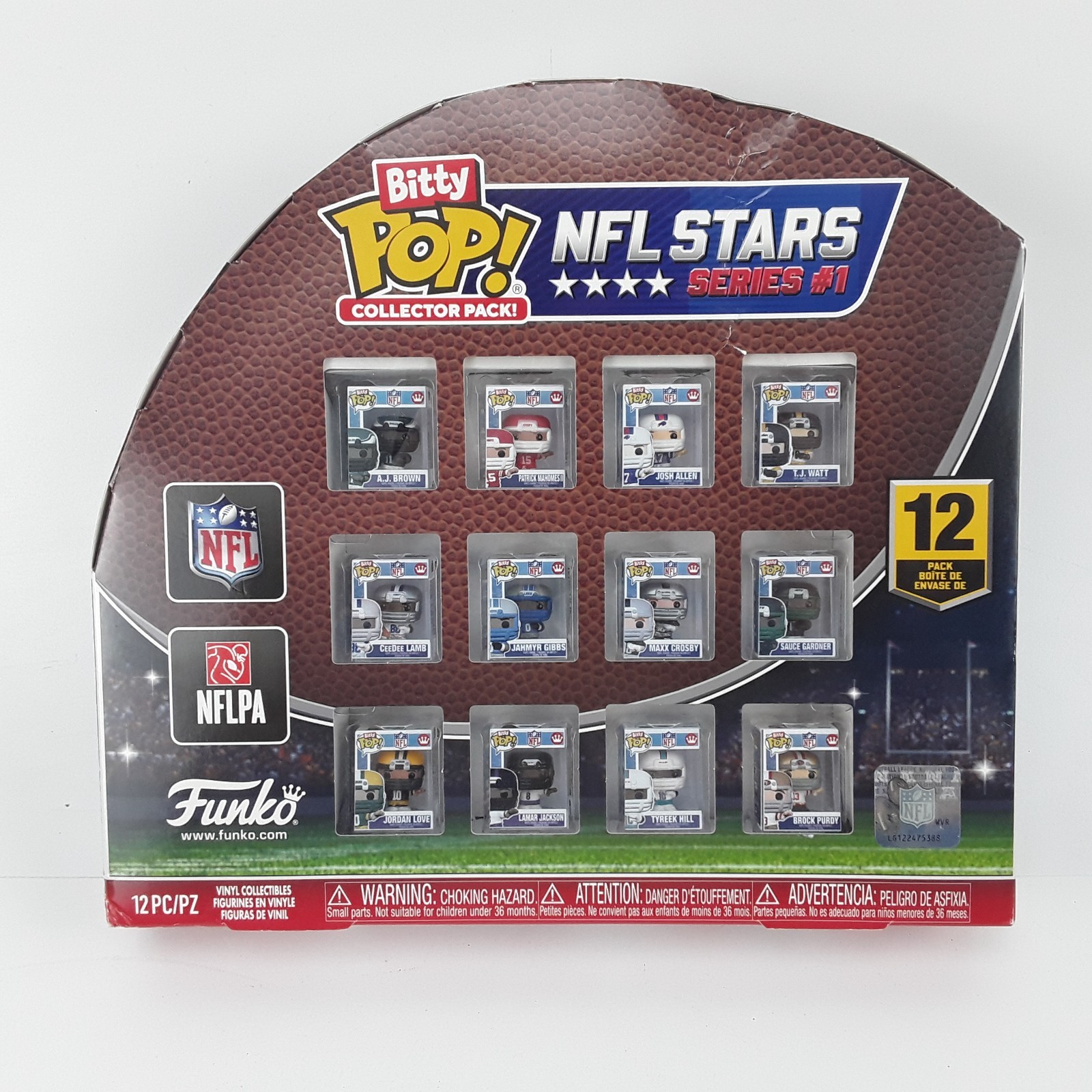 Funko Pop NFL Stars Collector Pack Bitty Pop Series #1 12 Pcs Vinyl Figures Funko Pop NFL Stars Collector Pack Bitty Pop Series #1 12 Pcs Vinyl Figures