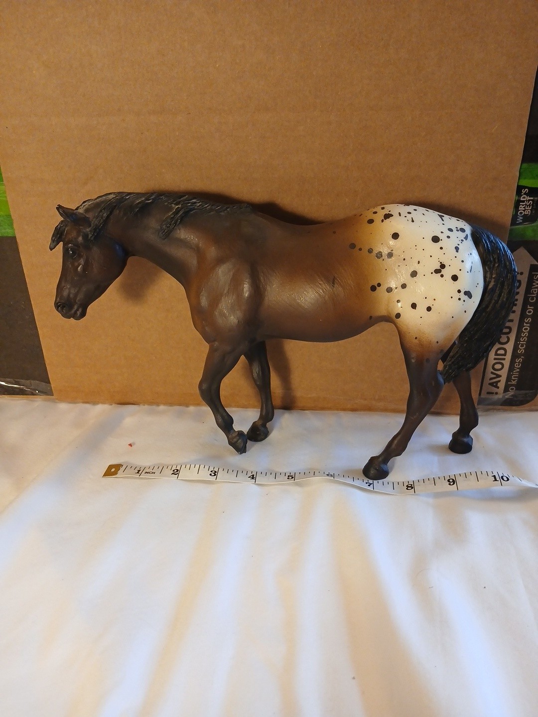Breyer Horse #174 Indian Pony VINTAGE 1973-1985 Dark Bay Appaloosa Traditional Breyer Horse #174 Indian Pony VINTAGE 1973-1985 Dark Bay Appaloosa Traditional