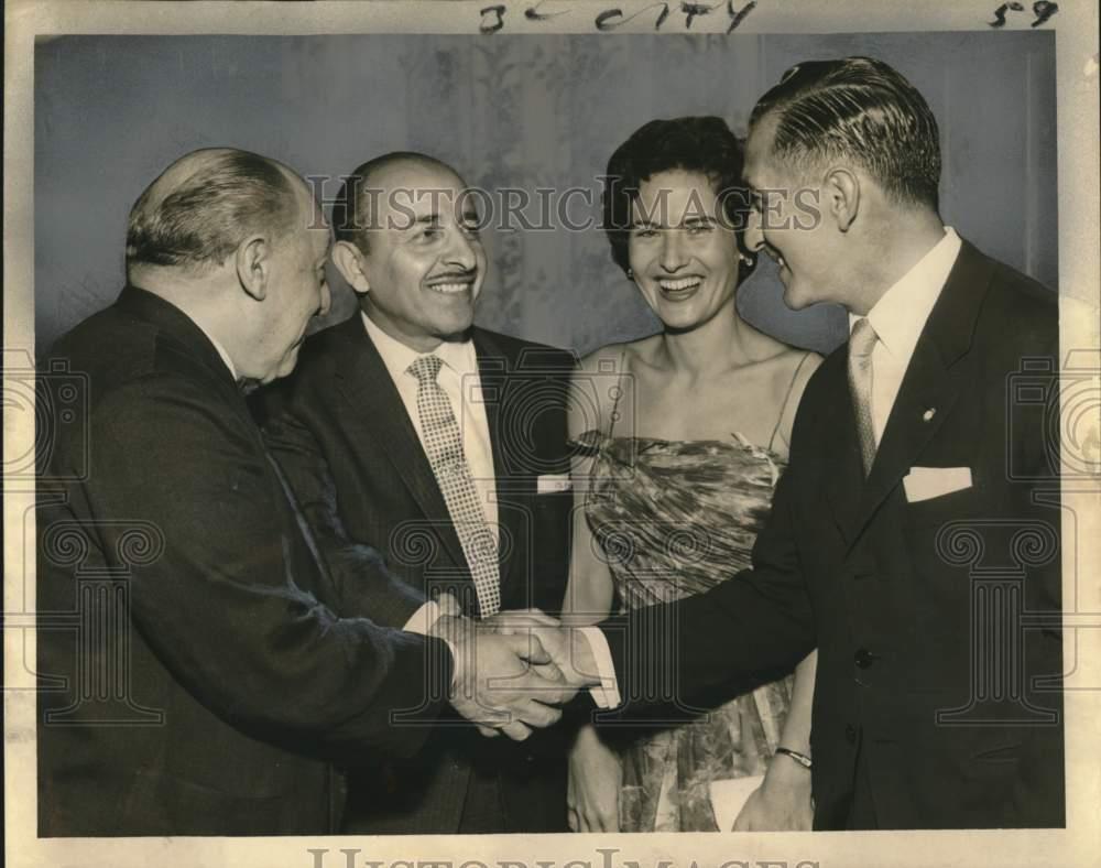 1958 Press Photo Argentina's Independence Anniversary, New Orleans Country Club