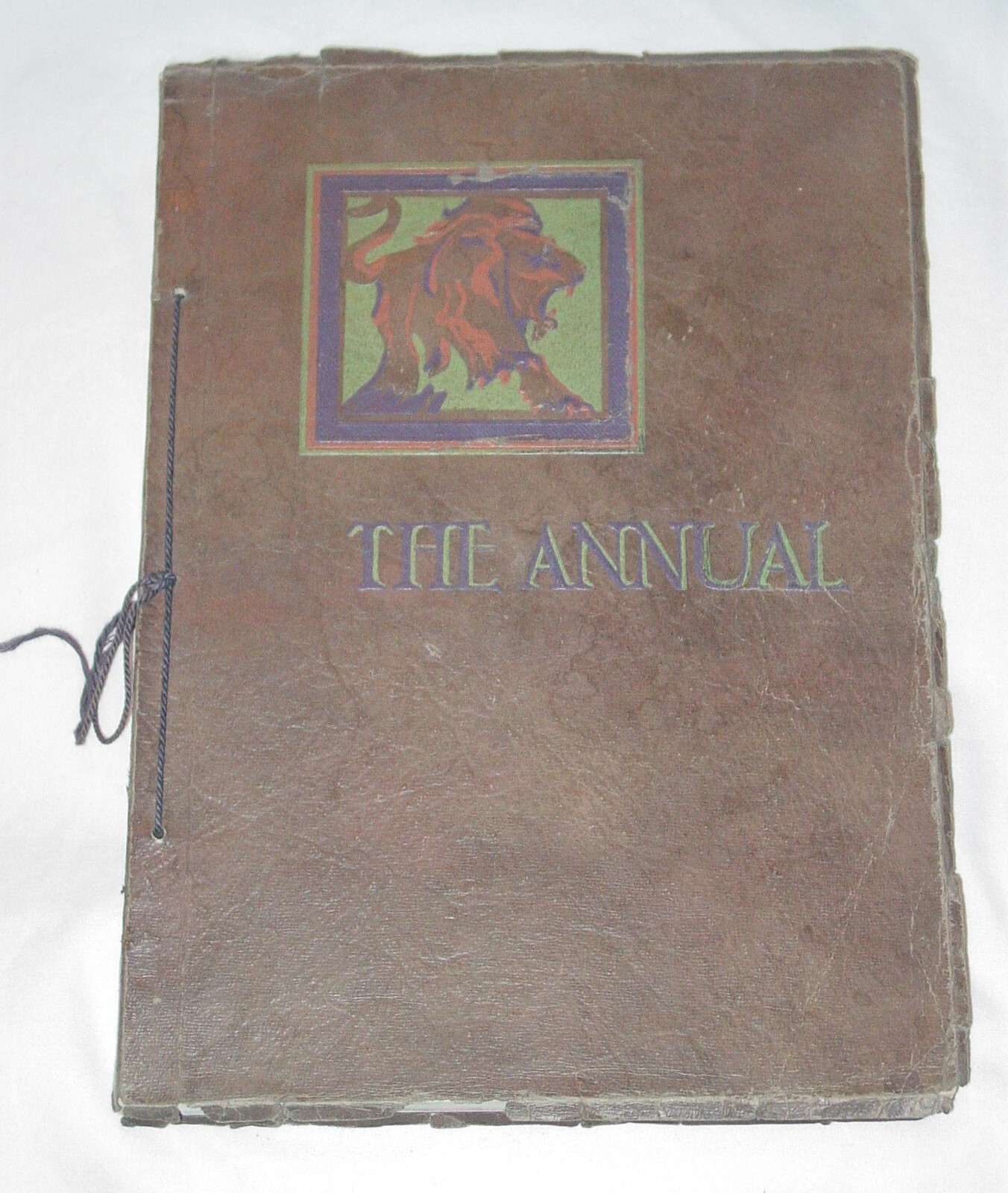 RARE ANTIQUE 1921 STEEL HIGH SCHOOL YEARBOOK - DAYTON, OHIO- WITH AUTOGRAPHS