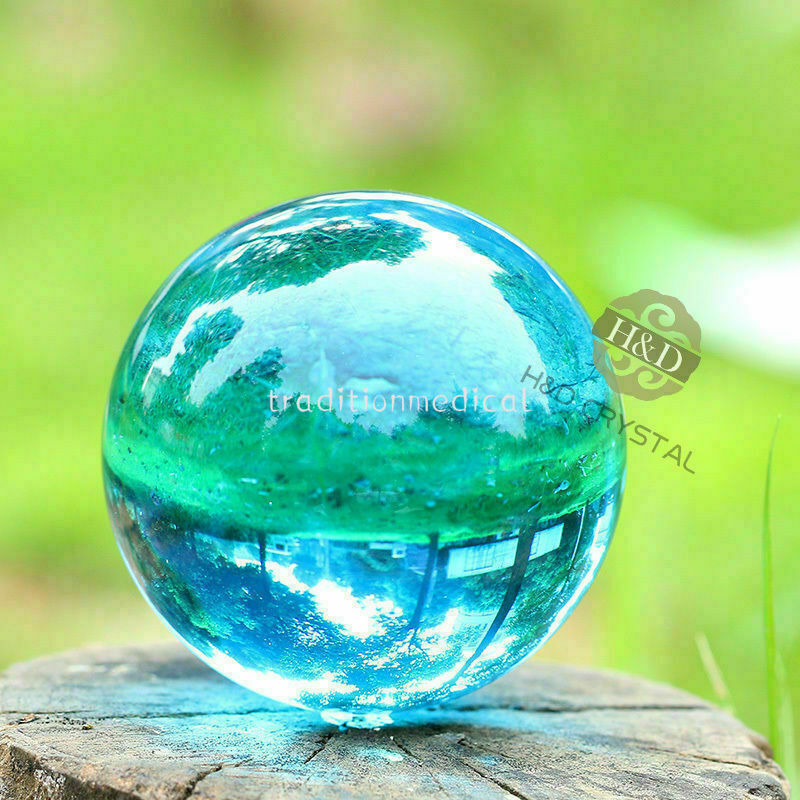 40-100mm Natural Sky Blue Sphere Large Crystal Ball Healing Stone