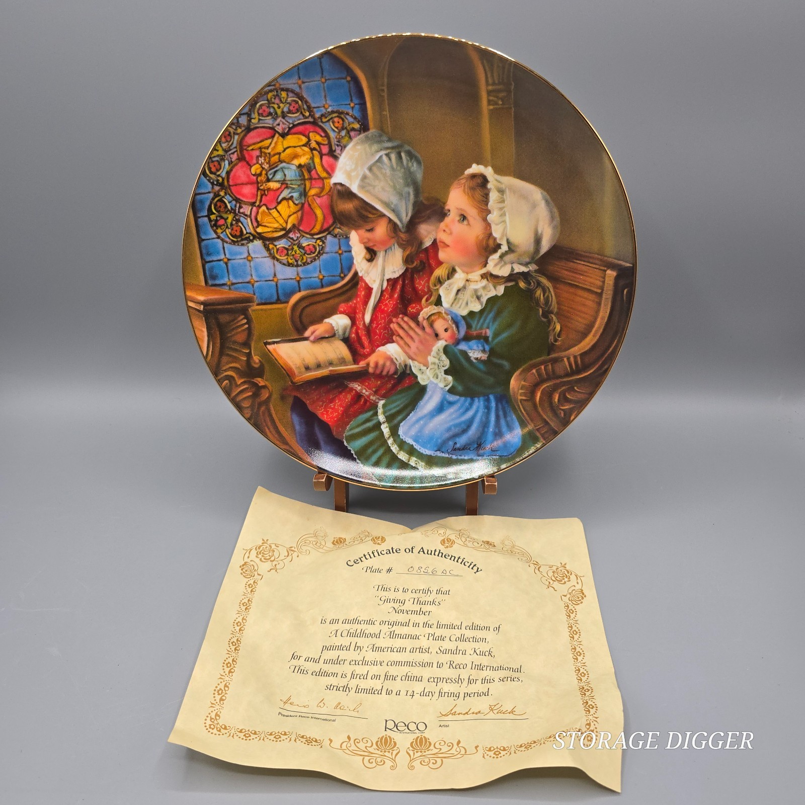 VTG 1985 Reco Collector Plate \