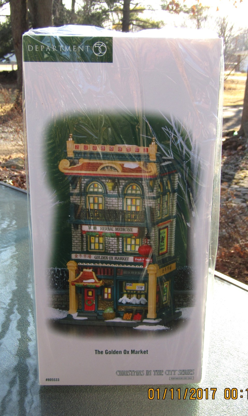2008 Department 56 Christmas In The City #805533 THE GOLDEN OX MARKET Sealed nos 2008 Department 56 Christmas In The City #805533 THE GOLDEN OX MARKET Sealed nos