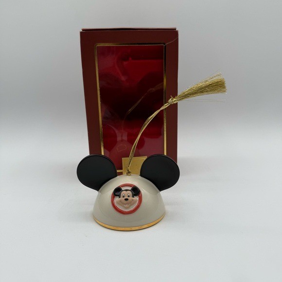 Lenox Disney Showcase My Own Mickey Mouse Ears Boy Porcelain Figurine Ornament