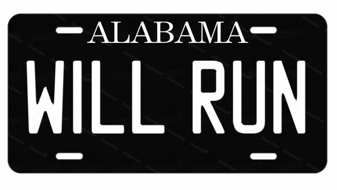 WILL RUN with State Auto License Metal Plate Tag Car Bicycle ATV Keychain Magnet