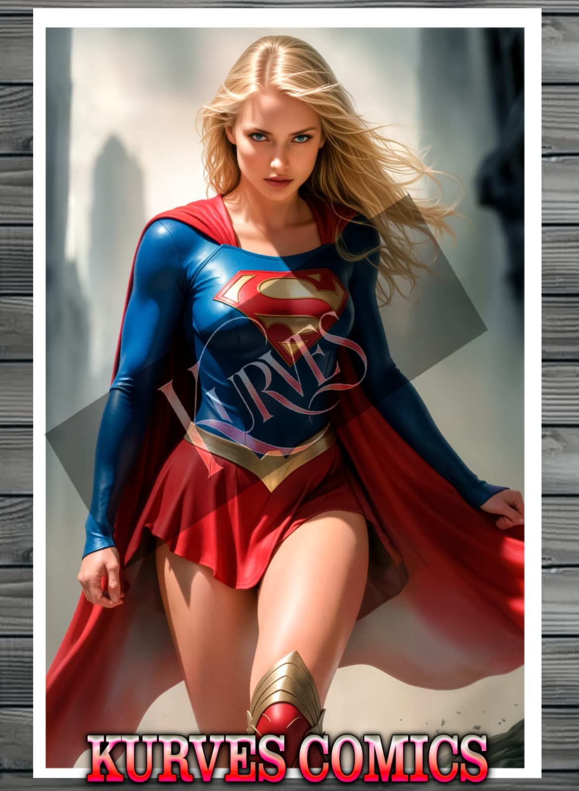 SUPERGIRL V4 | NICE | SINGLE COVER PRINT | KURVES COMICS SUPERGIRL V4 | NICE | SINGLE COVER PRINT | KURVES COMICS