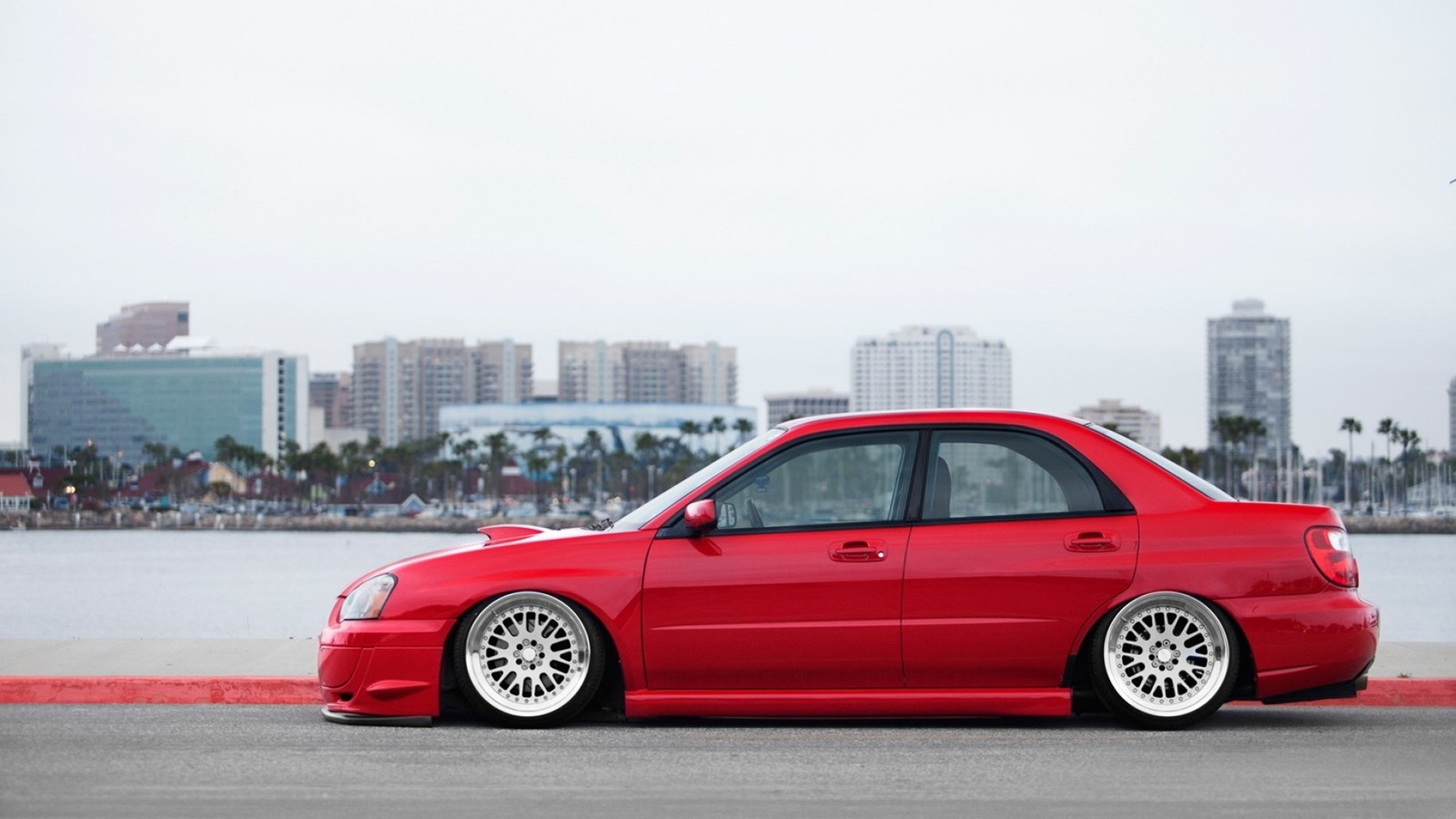stance cars Long Beach Sports Car 11x17 Poster