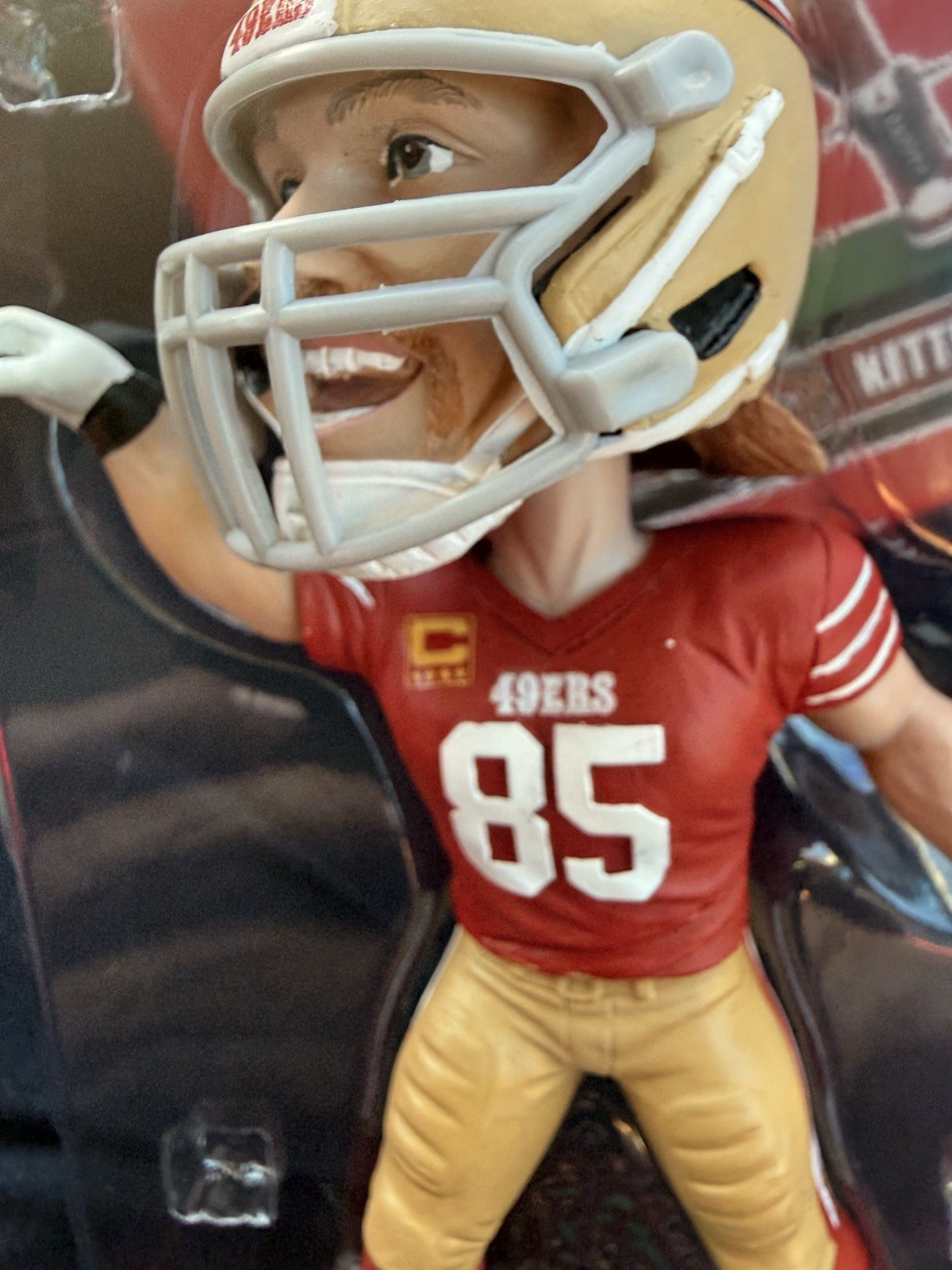 George Kittle San Francisco 49ers 10 Year Club Limited Bobblehead SGA 9/27/2026 George Kittle San Francisco 49ers 10 Year Club Limited Bobblehead SGA 9/27/2026