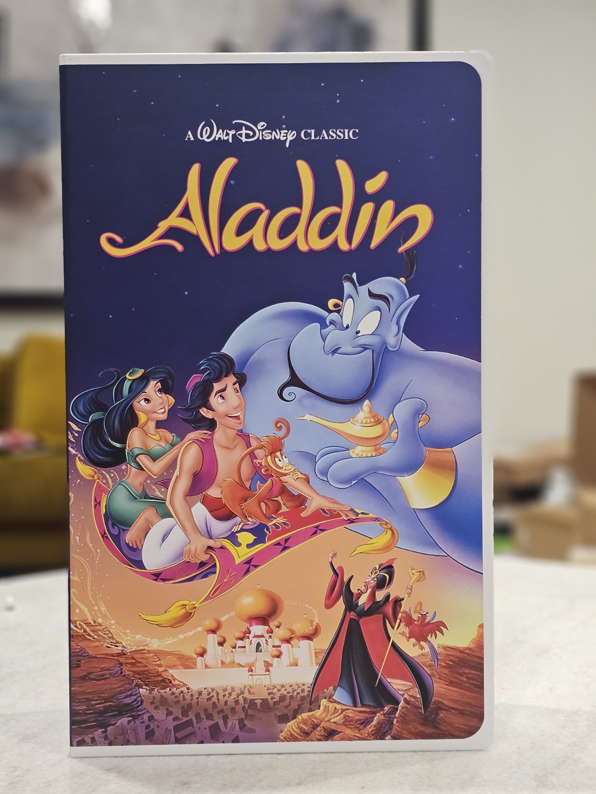 Disney Classic Aladdin VHS Boxed Silk Touch Plush Throw Blanket 50 Disney Classic Aladdin VHS Boxed Silk Touch Plush Throw Blanket 50