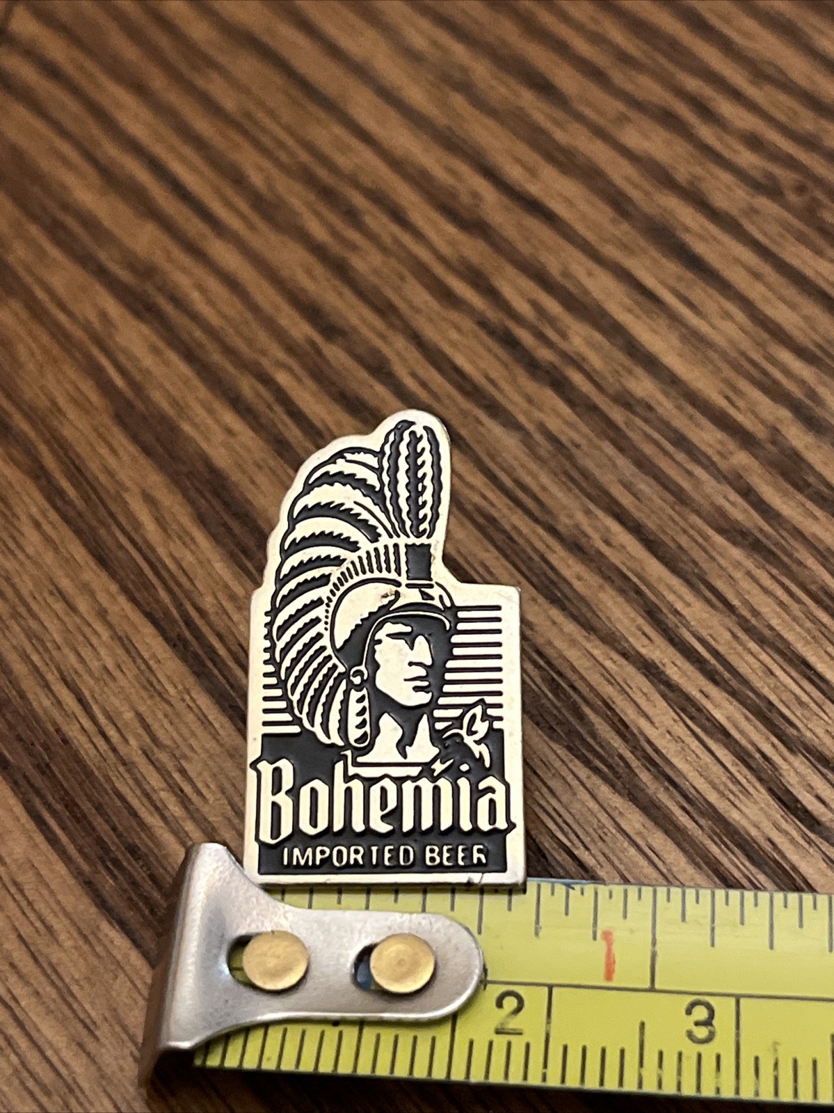 Vintage Bohemia Imported Beer Logo Lapel Pin Vintage Bohemia Imported Beer Logo Lapel Pin
