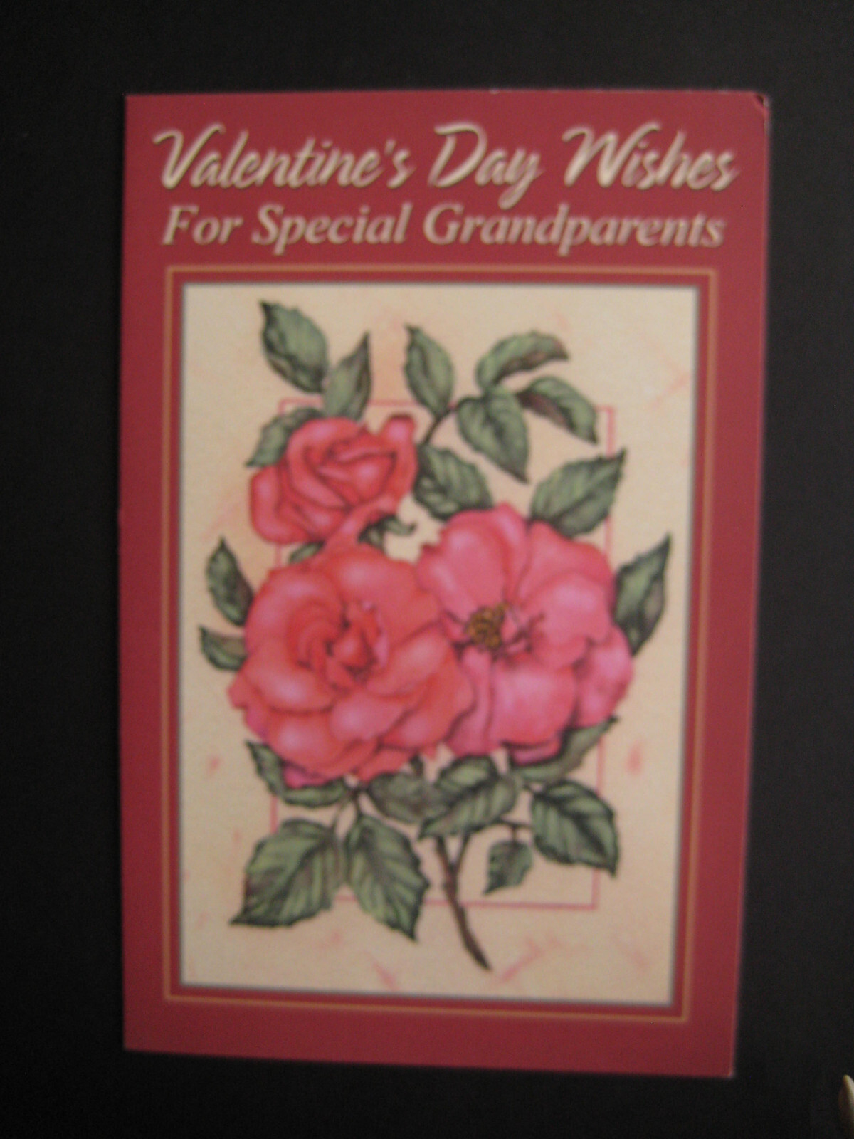 UNUSED vintage greeting card Luxury Greeting VALENTINE To Grandparents Roses UNUSED vintage greeting card Luxury Greeting VALENTINE To Grandparents Roses
