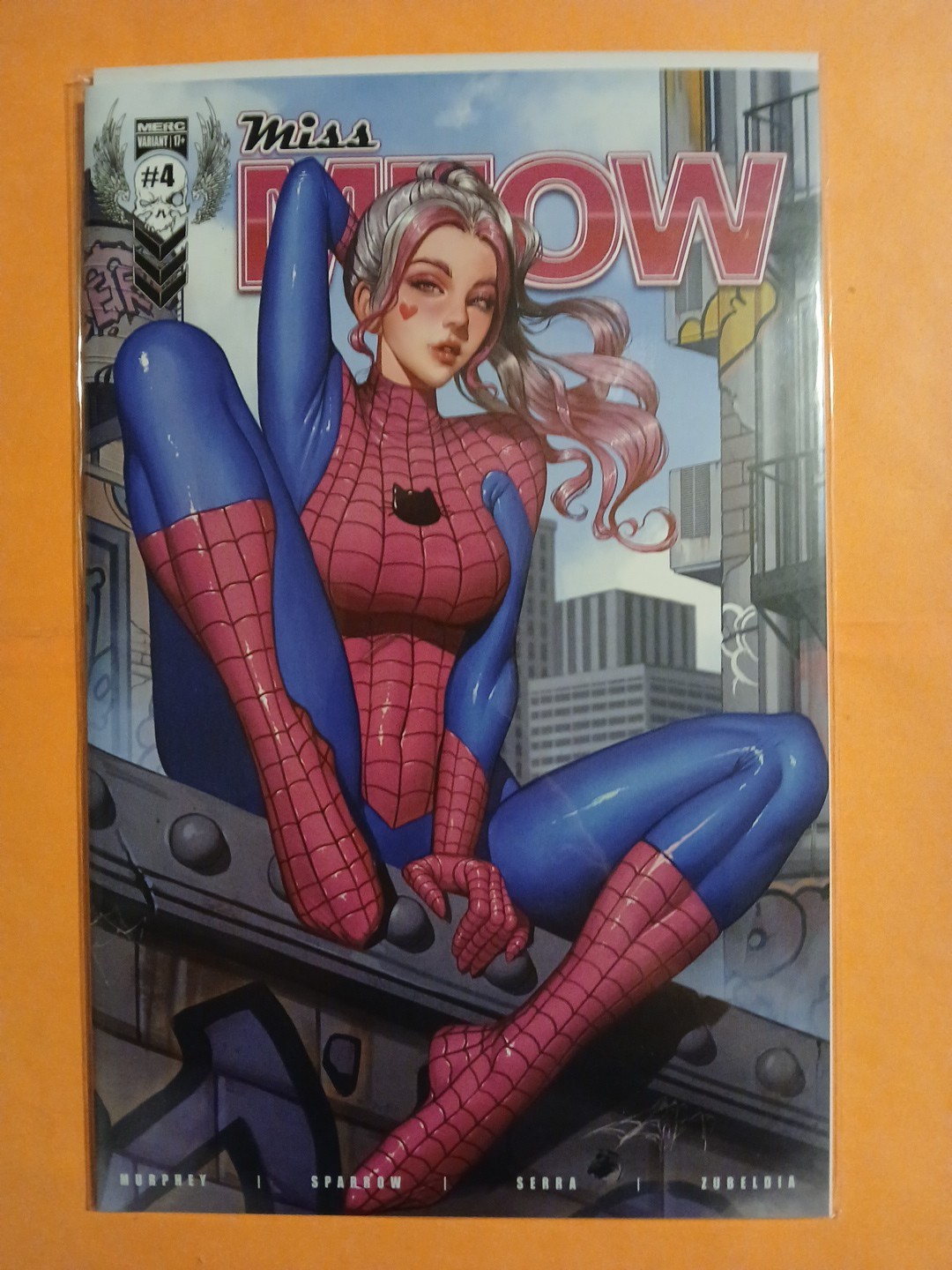 MISS MEOW #4 DRAVACUS SPIDERMAN HOMAGE SEXY TRADE COMICS ELITE t114 MISS MEOW #4 DRAVACUS SPIDERMAN HOMAGE SEXY TRADE COMICS ELITE t114
