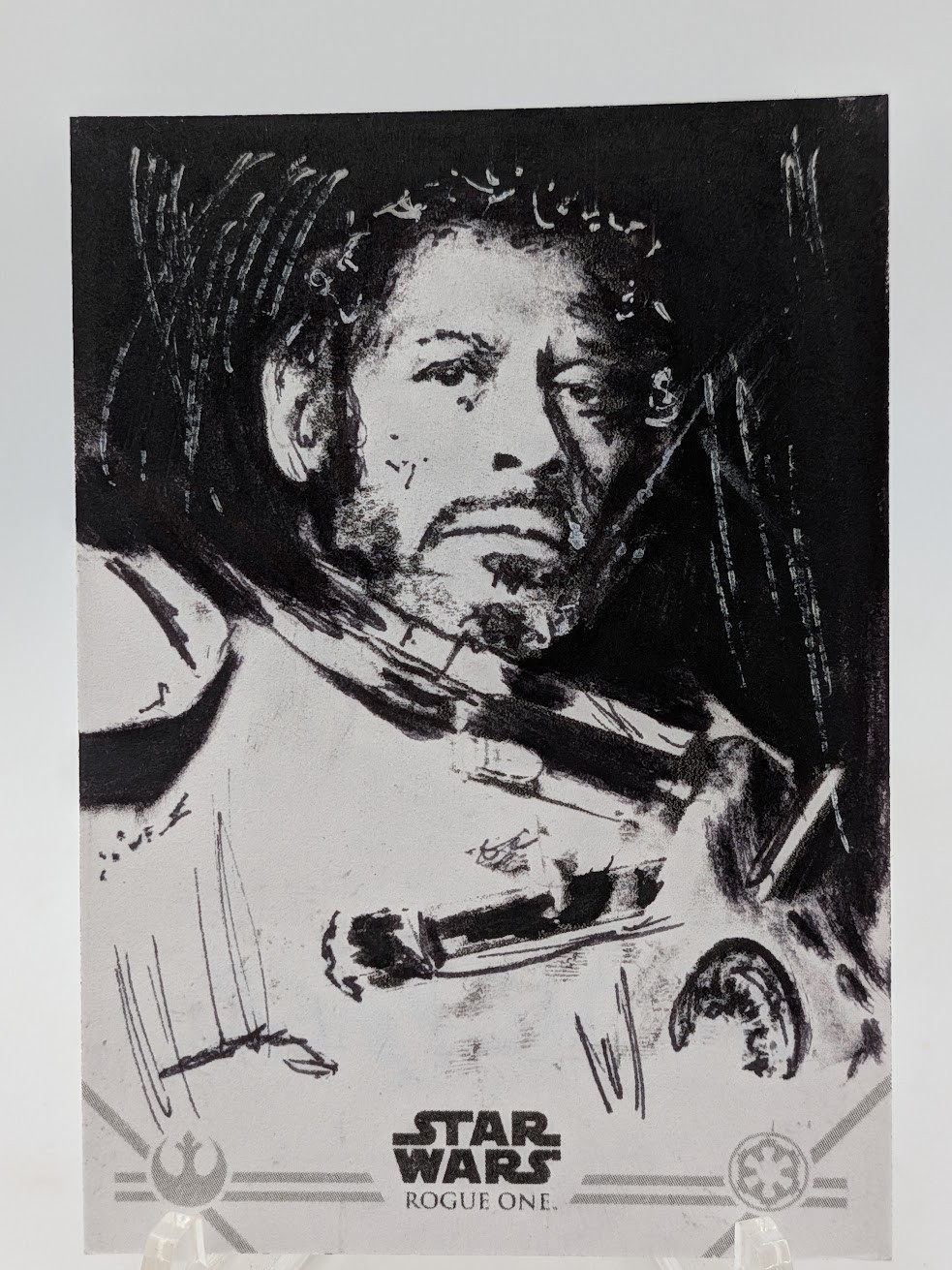 2016 Topps Star Wars Rogue One  Saw Gerrera BC Hepner Sketch Card by BC Hepner