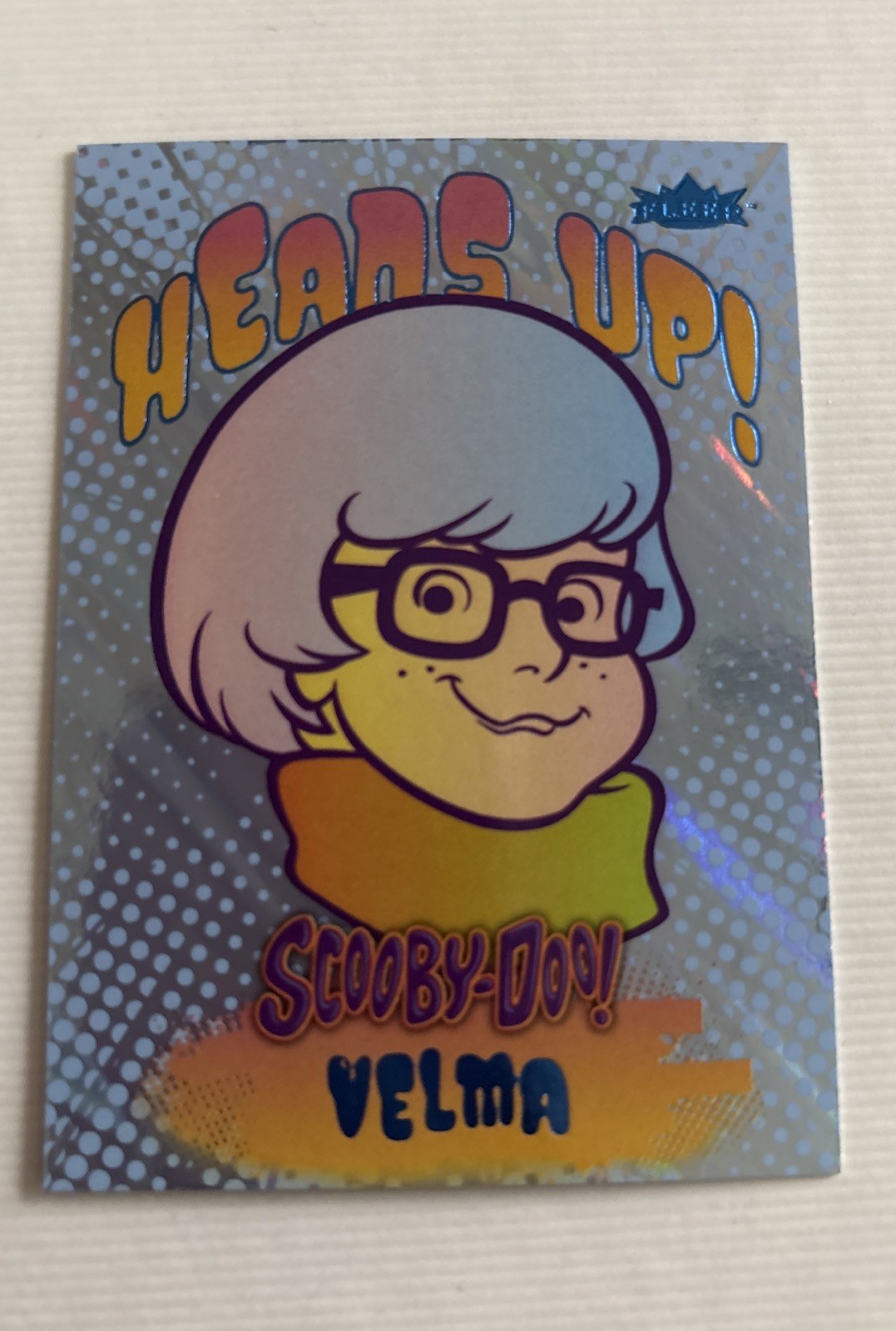 2025 Fleer Scooby Doo Heads Up Velma Dinkley#1 Of 5 Insert Card