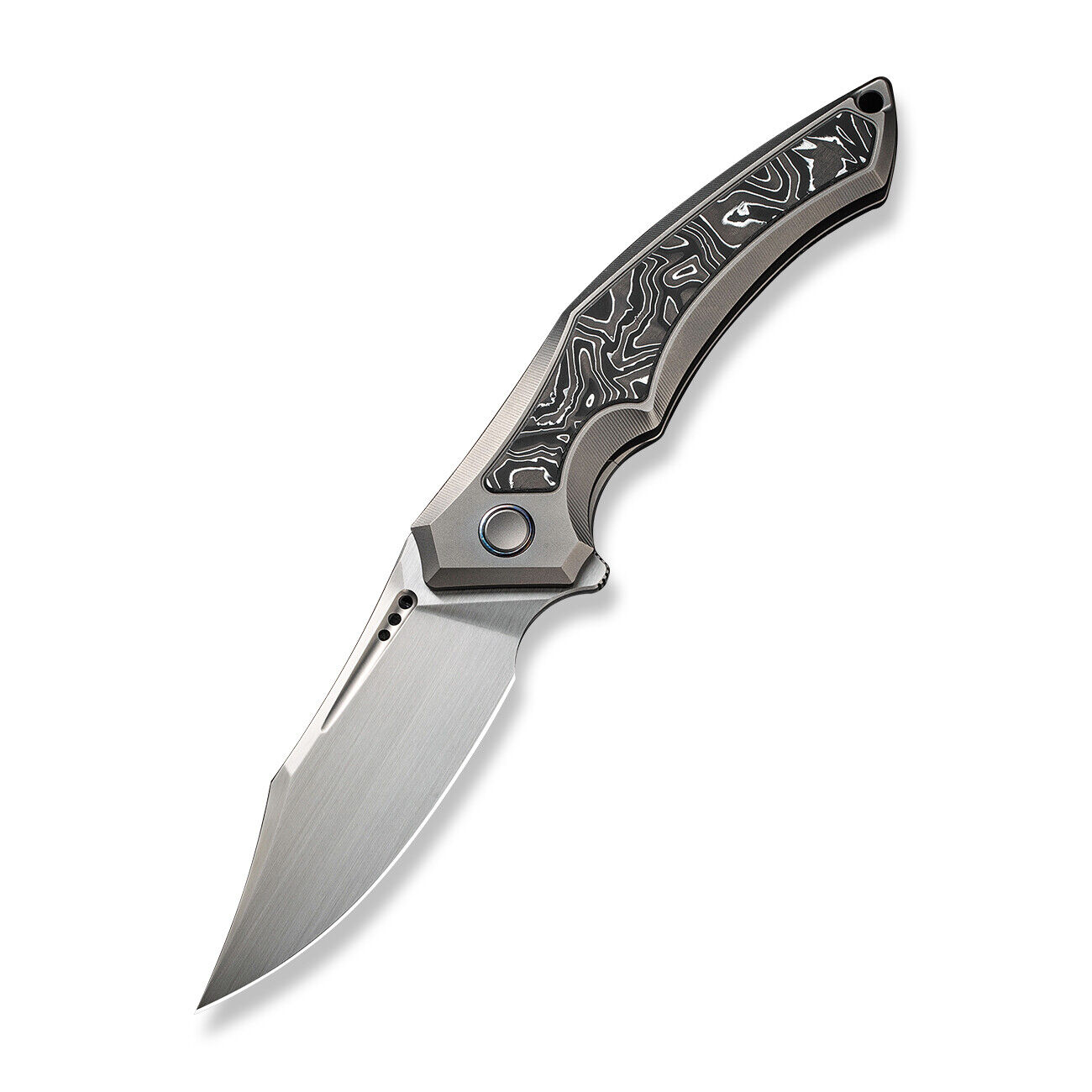 WE Knife Orpheus WE23009-2 Titanium Alum Carbon Fiber 20CV 1/155 Pocket Knives