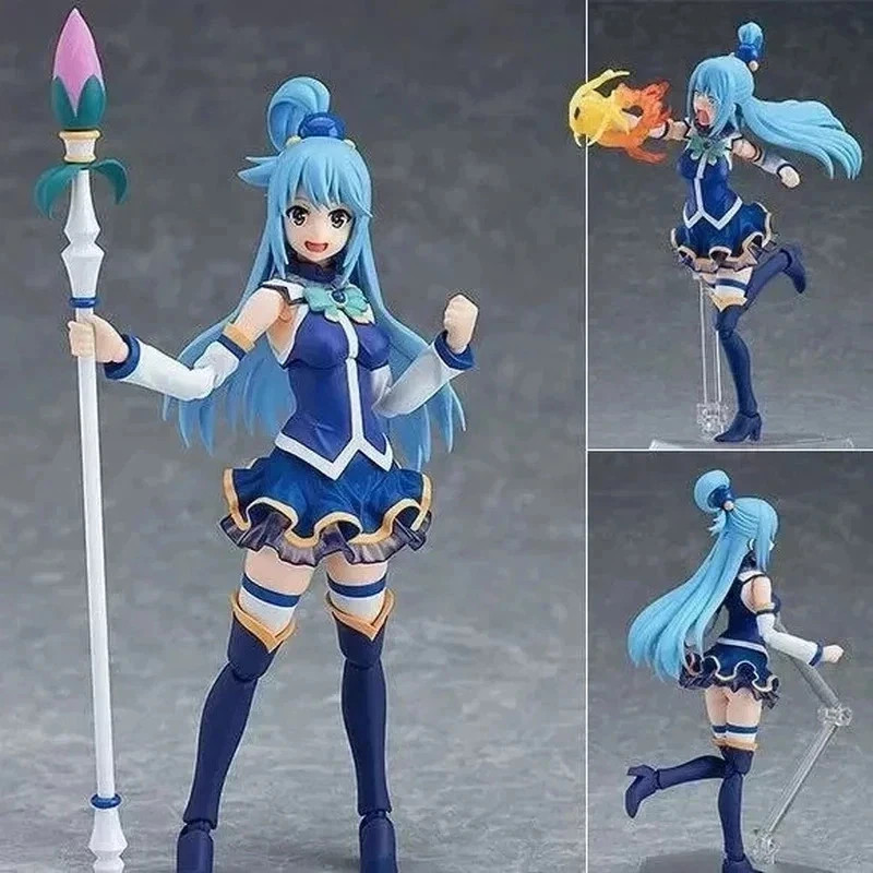 Figma #399 Konosuba Aqua Anime Action Figure Collectible Model Toy Megumin Style Figma #399 Konosuba Aqua Anime Action Figure Collectible Model Toy Megumin Style