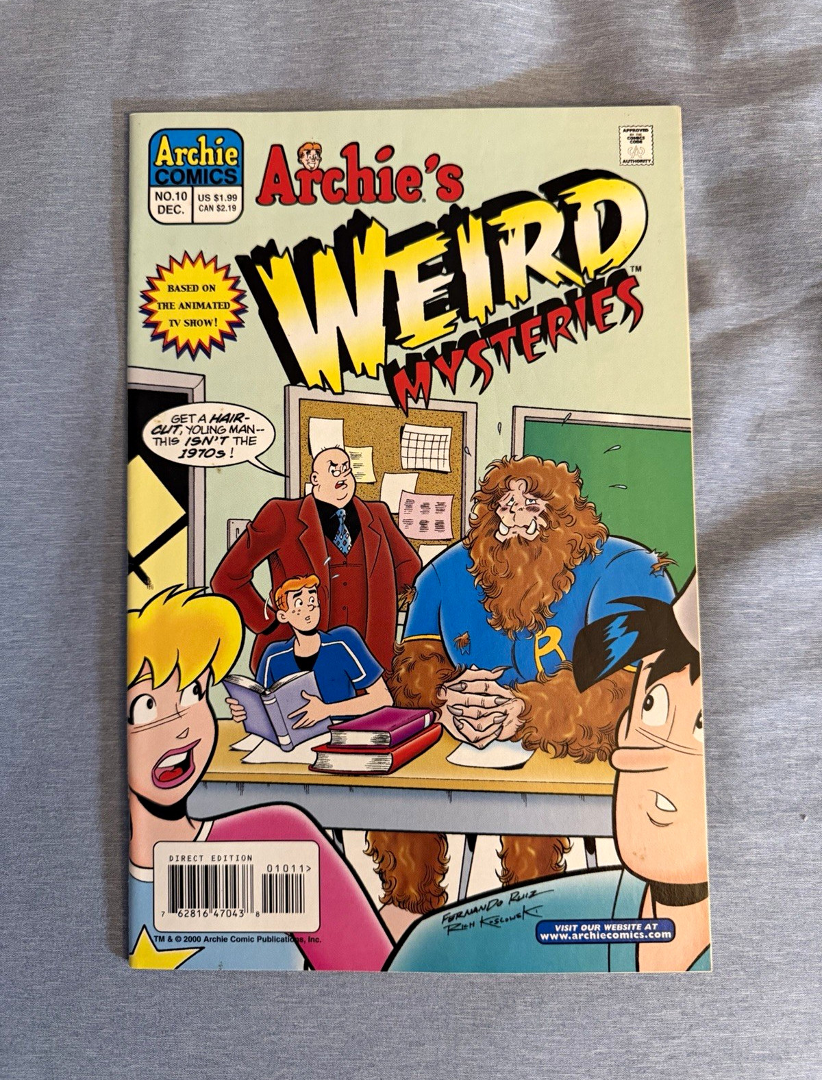 Archie's Weird Mysteries #10 Direct Edition - Bigfoot on Campus (2000) VG Archie's Weird Mysteries #10 Direct Edition - Bigfoot on Campus (2000) VG